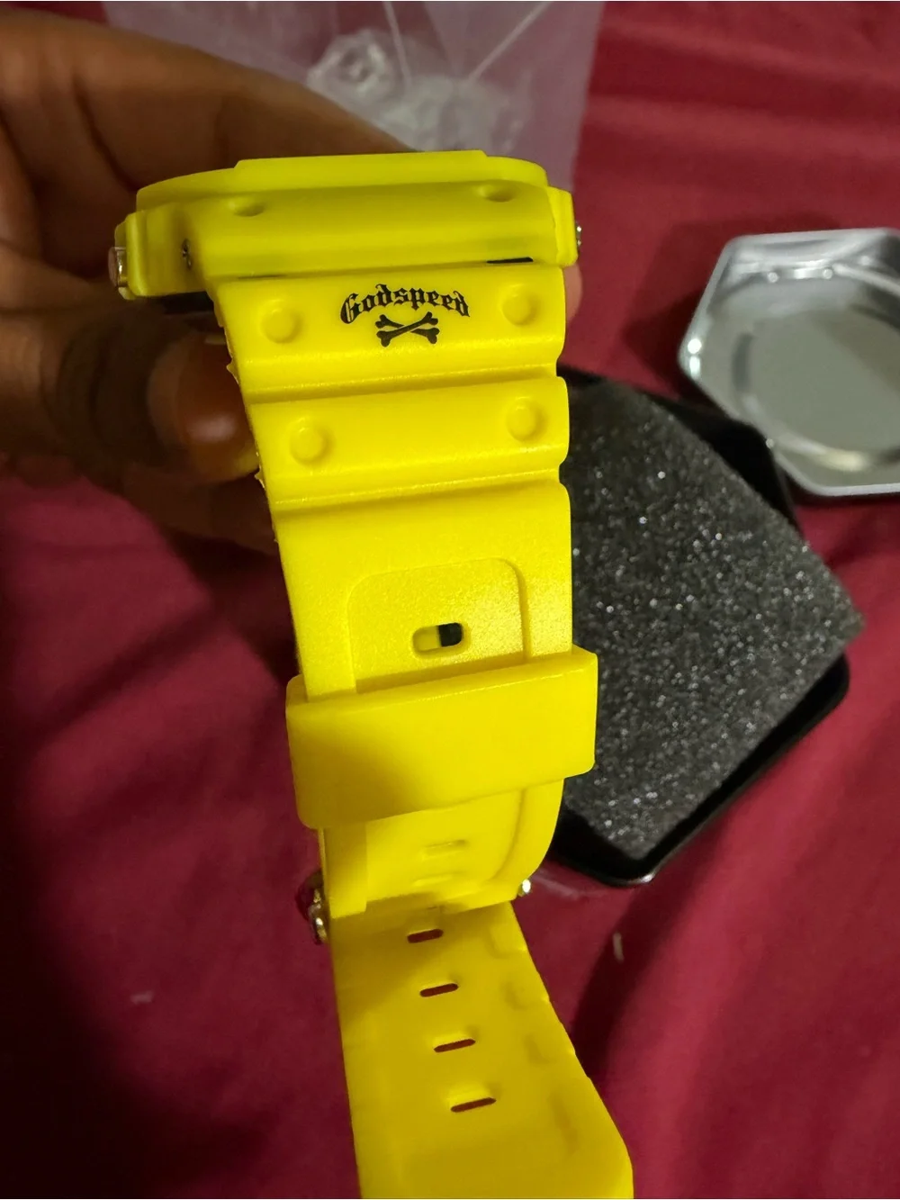 Godspeed Yellow Digital Sports Watch with Bold Graphic Dial